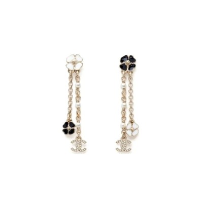CHANEL FOUR LEAF CLOVER EARRINGS ABF556